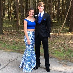 2 Piece Prom Dress